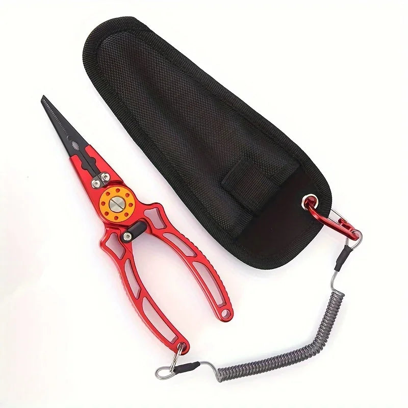 Aviation Aluminum Wire Pliers Multi-functional Fishing Pliers Outdoor Fishing Tools Fish Control Pliers, and Line Cutting Pliers