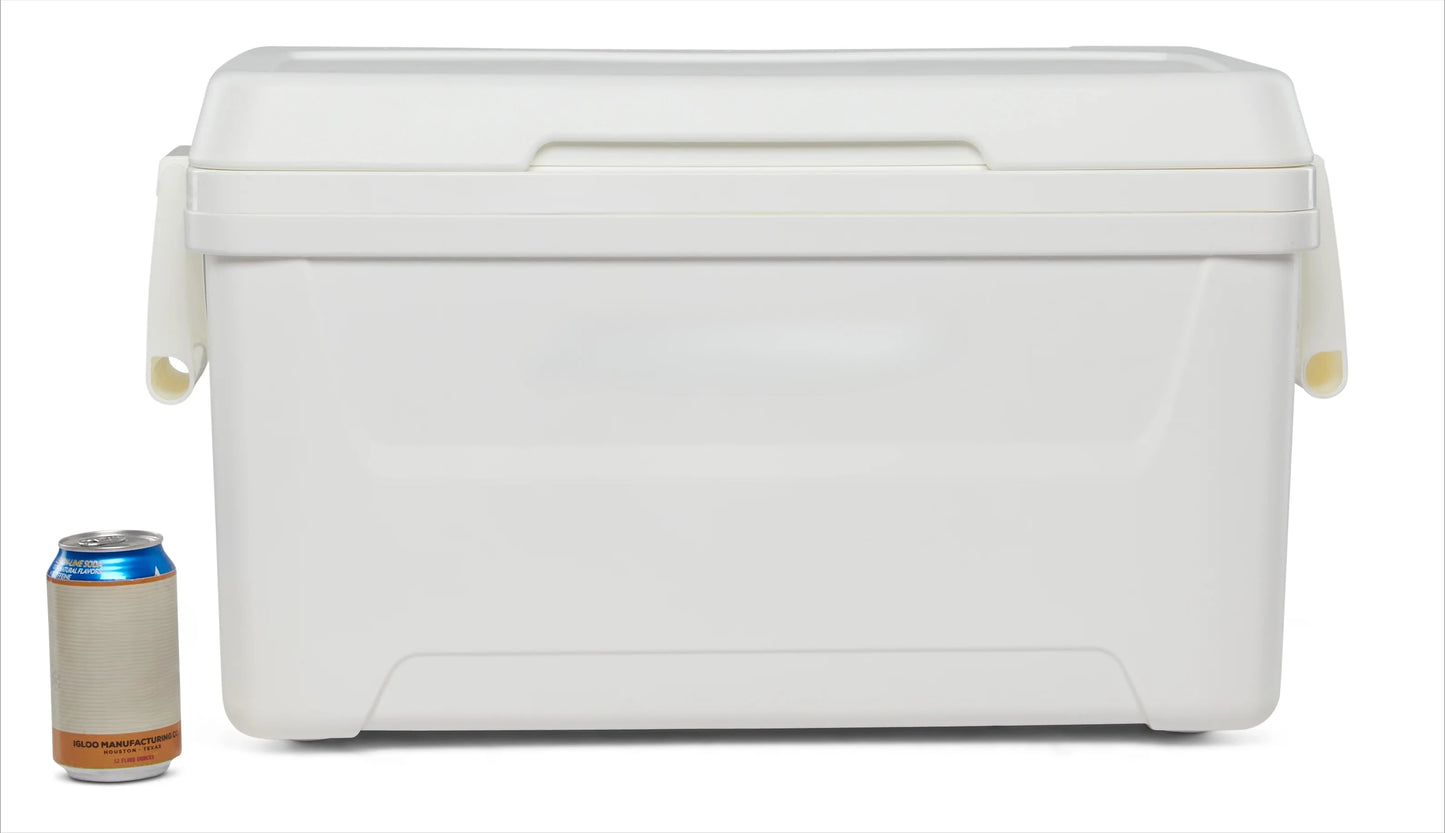 Red 48 Quart Outdoor Picnic Cooler Portable And Easy Clean