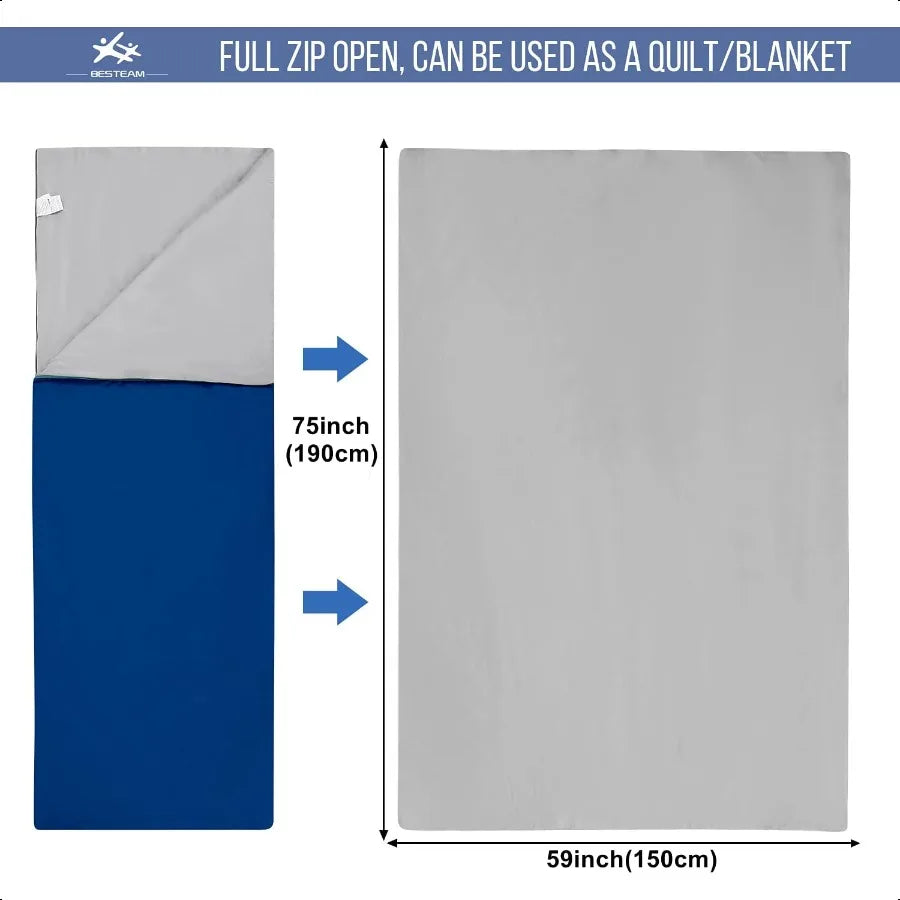 Warm Sleeping Bag Portable Waterproof Packable For Teens