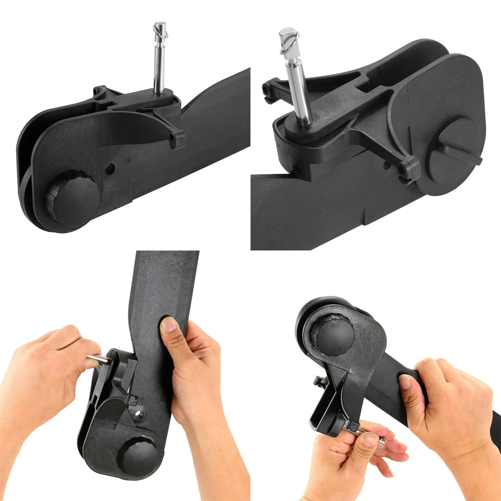 Kayak Rear Foot Rudder Control Clip Set Rubber Tools