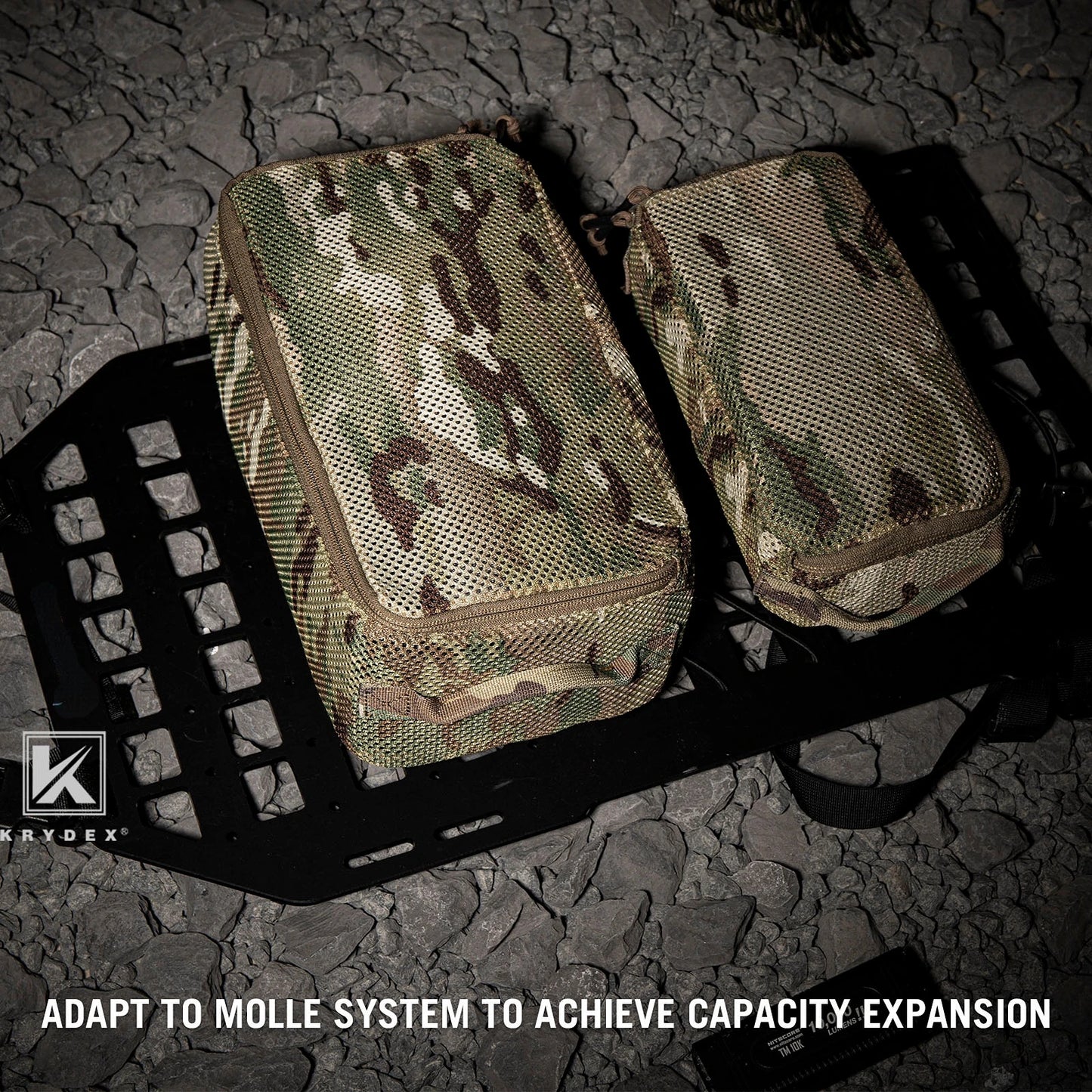 Krydex Tactical Modular Pouch Set Outdoor Backpack Gear