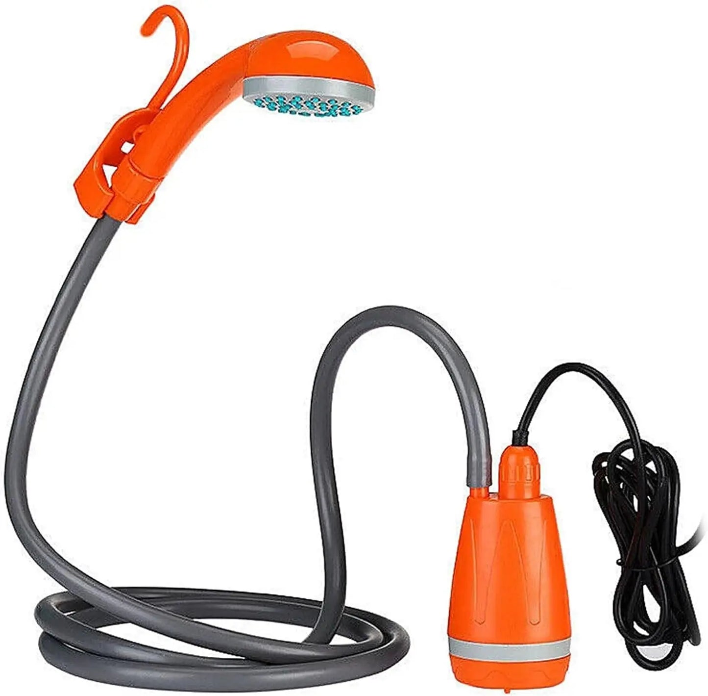 Portable Camping Shower, Outdoor Shower Head 62W Water Pump Rechargeable for Camping Hiking Pet Cleaning and Car Washing