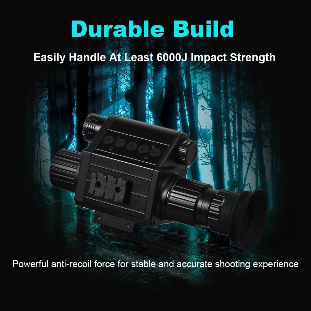 Digital Night Vision Riflescope 940nm IR Scope 5X Zoom HD