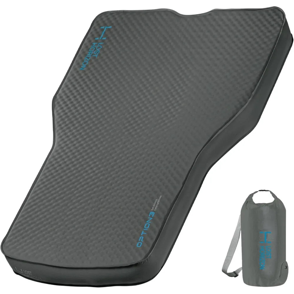 losthorizon camping air mattress with foam for rav4, self inflating sleeping pad with pump sack, 4.5" thick, r-value 13