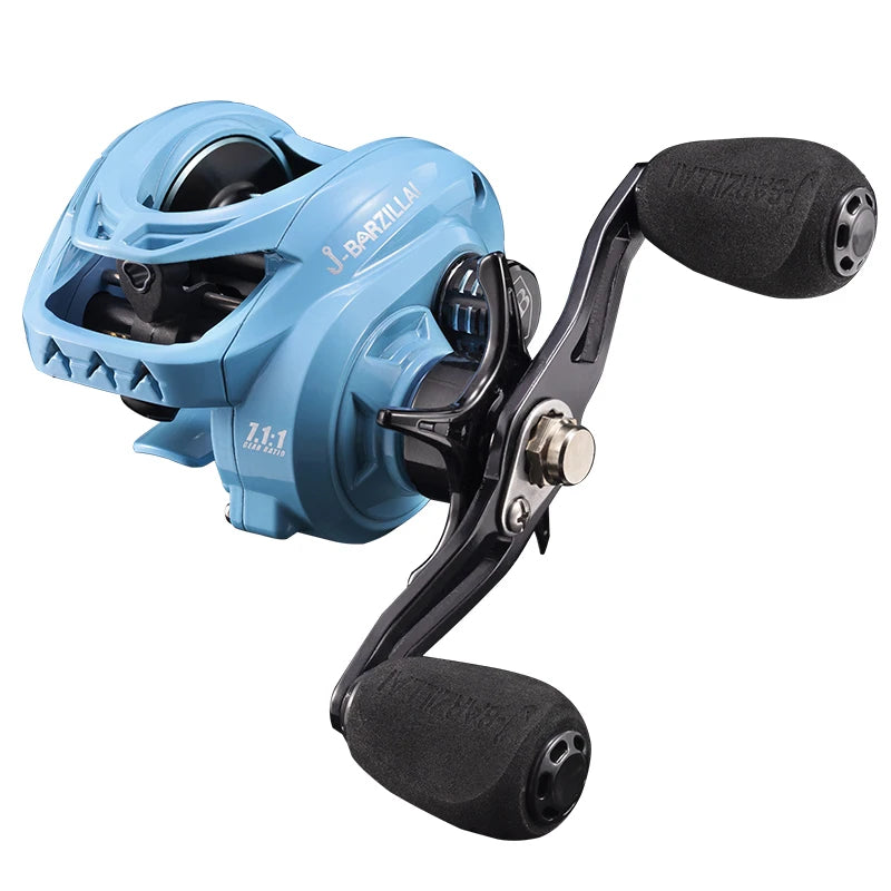 J-BARZILLAI SK 9+1BB Baitcasting Reel Fishing Reel Freshwater and Saltwater Corrosion Resistant 2 Colors