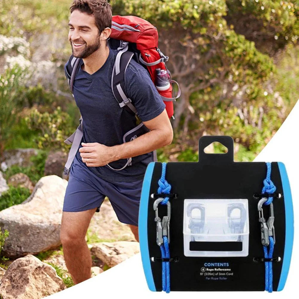 Outdoor Rope Adjuster Wear Resist Ultralight Tent Guyline Tool Climbing Rope Adjust Equipment for Camping Hiking Multitools