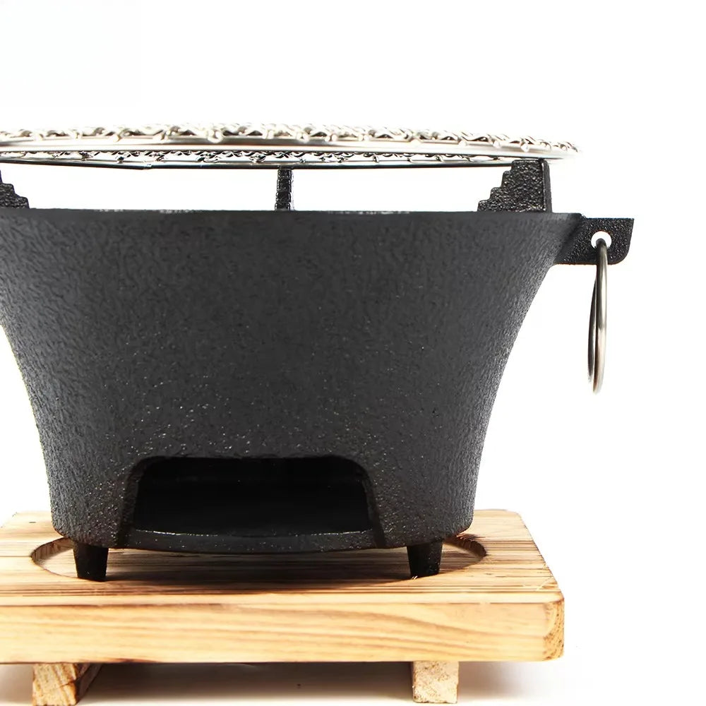 Cast iron oven, fireplace, charcoal and alcohol stove, Korean Japanese style barbecue, family garden, outdoor camping restaurant