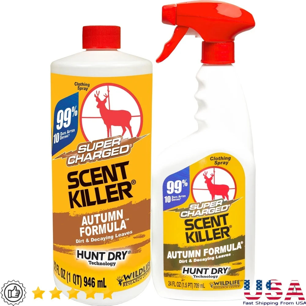 Scent Killer Hunting Scent Elimination Spray 56 Fl Oz Combo