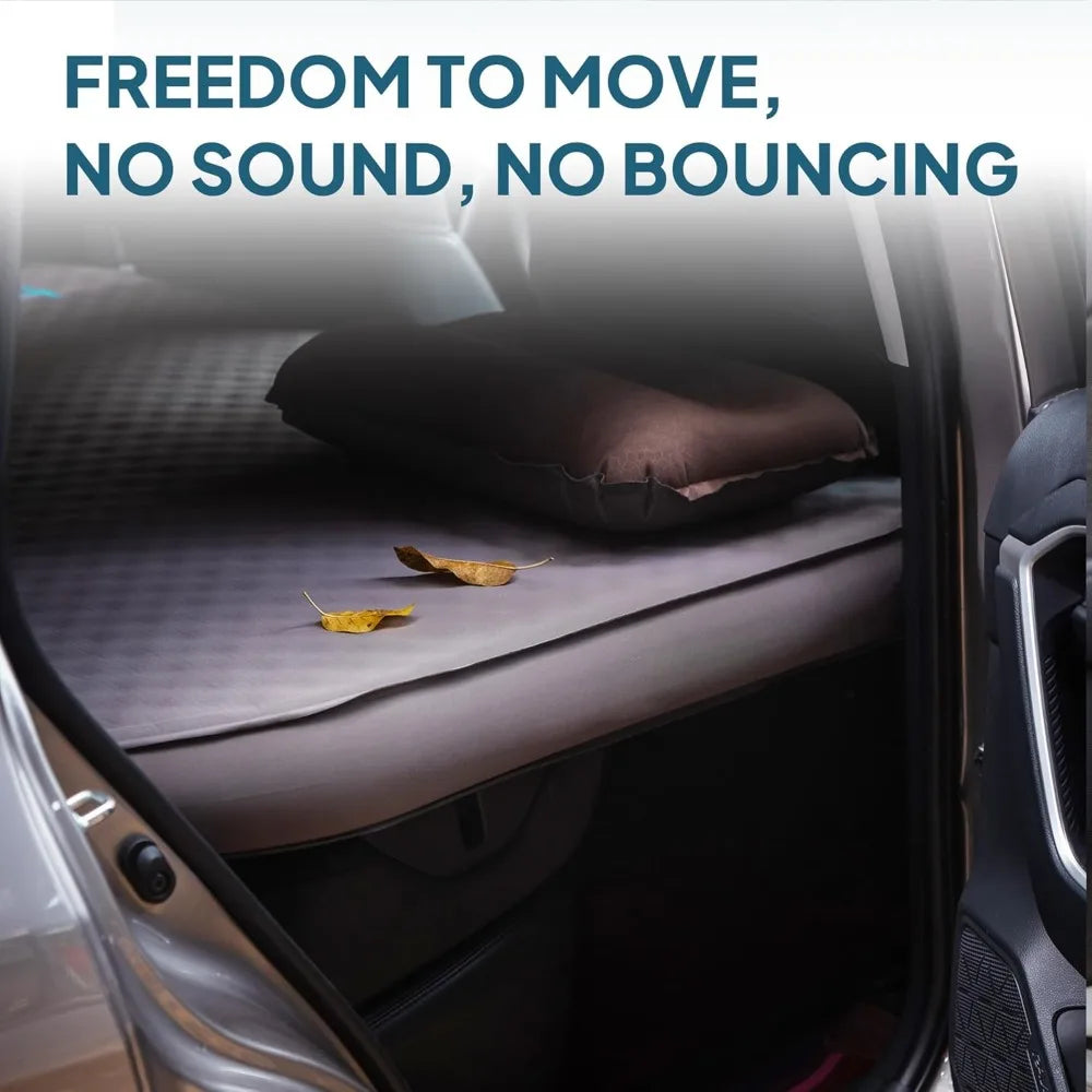 losthorizon camping air mattress with foam for rav4, self inflating sleeping pad with pump sack, 4.5" thick, r-value 13