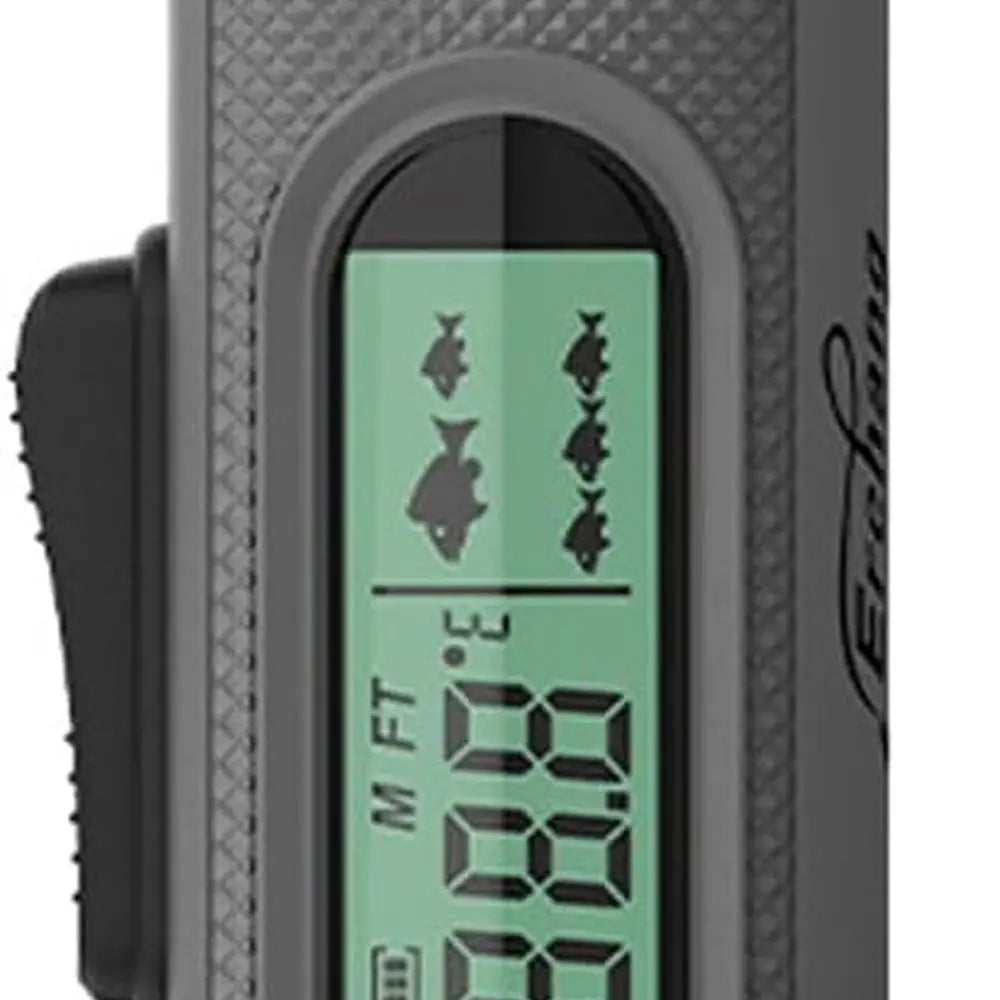 Fish Depth Finder Handheld Fish Finder Waterproof Sonar Fish Finder for Ice Fishing, Black